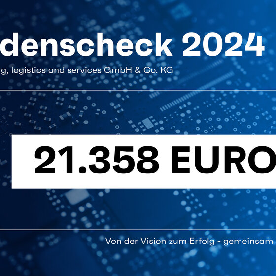 ml&s Spendenscheck 2024